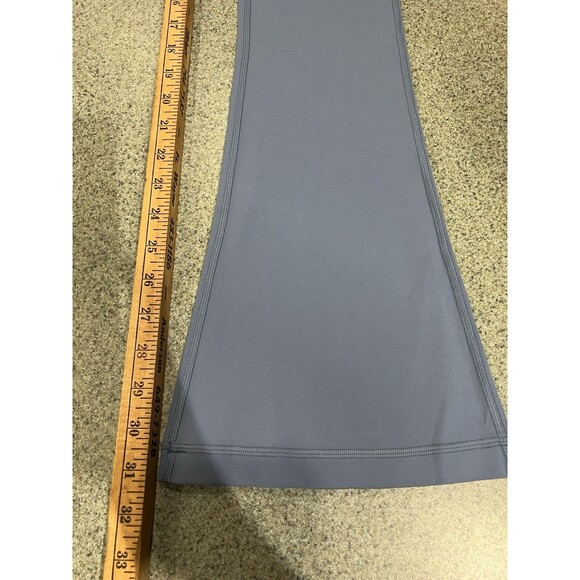 Lululemon Align High Rise Mini Flare Pant 32" Blue Stretch Performace Size 8 - Picture 5 of 11